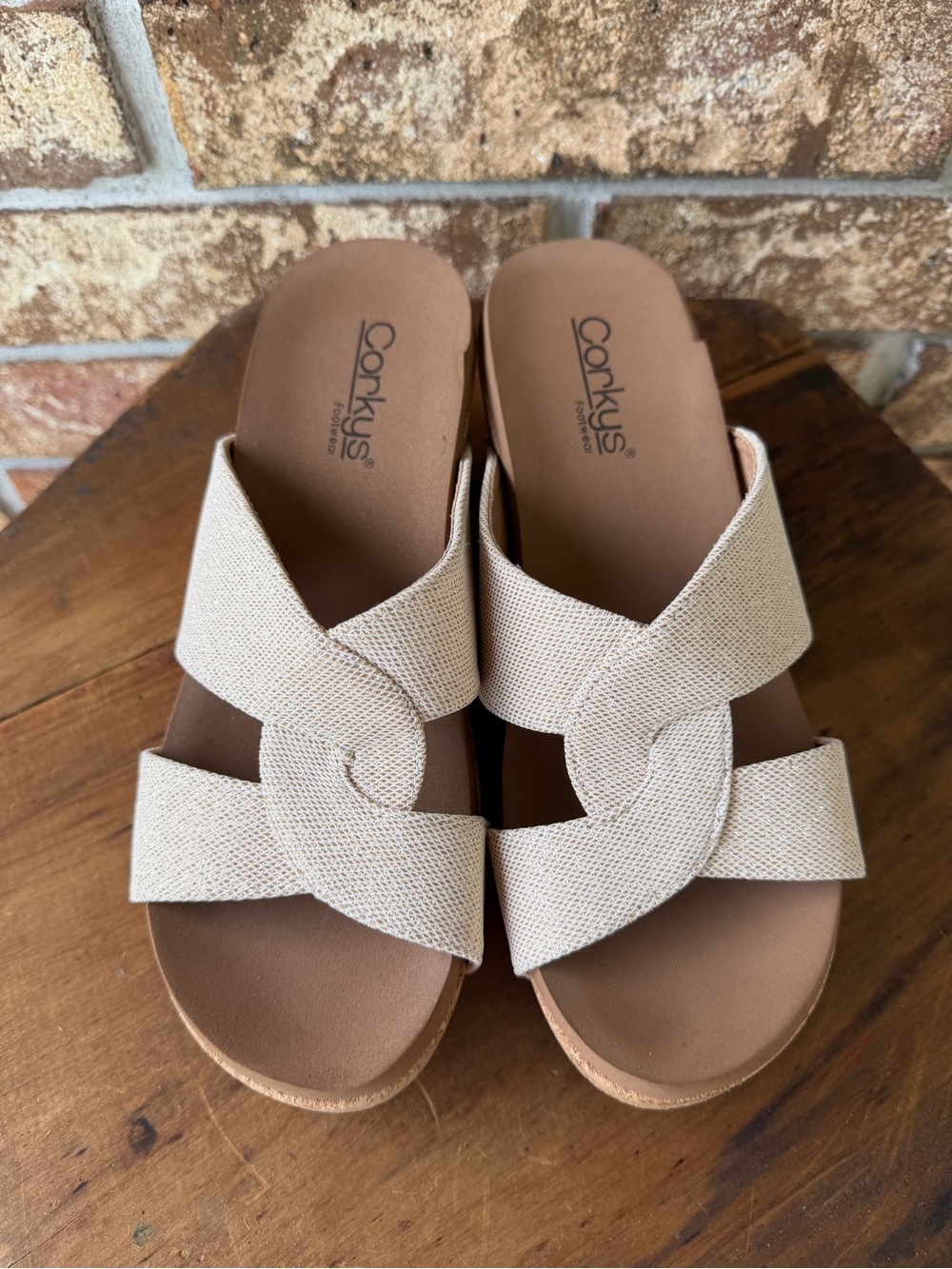Corkys Footwear Bonny Studded Wedge Sandals Women’s Size 9 - Picture 3 of 11